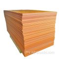 စျေးနှုန်းသက်သာသော Orange Phenolic Bakelite Board လျှပ်စစ်